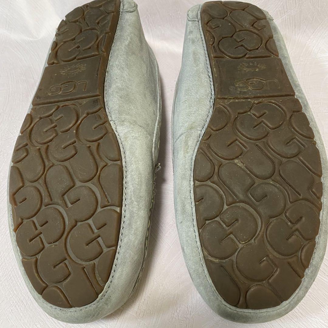 UGG Ansley 26cm ライトグレー スリッポン モカシン ローファー