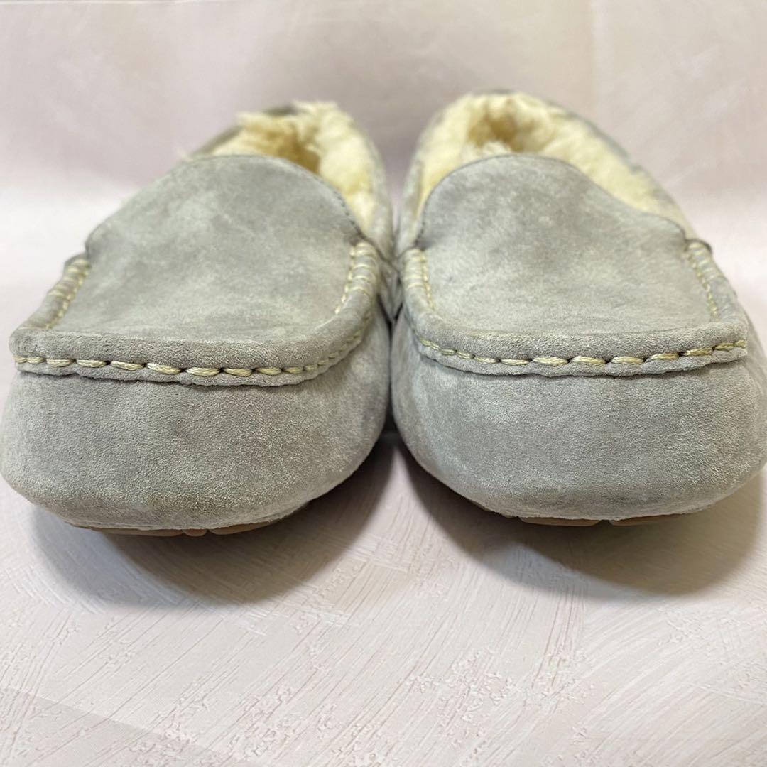 UGG Ansley 26cm ライトグレー スリッポン モカシン ローファー