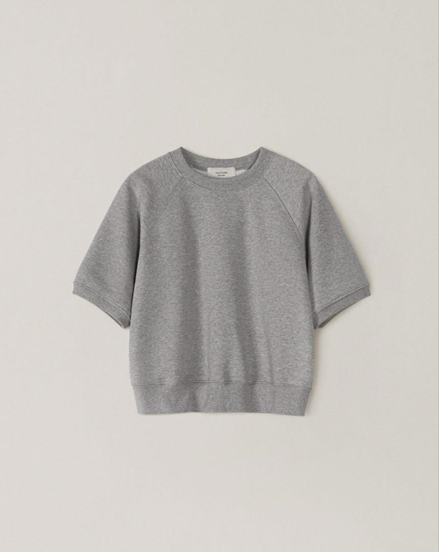 OHOTOROグレー 半袖スウェット Tシャツ