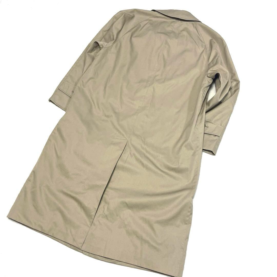 【美品】バーバリー　トレンチ　ステンカラー　ベージュ　ノバチェック