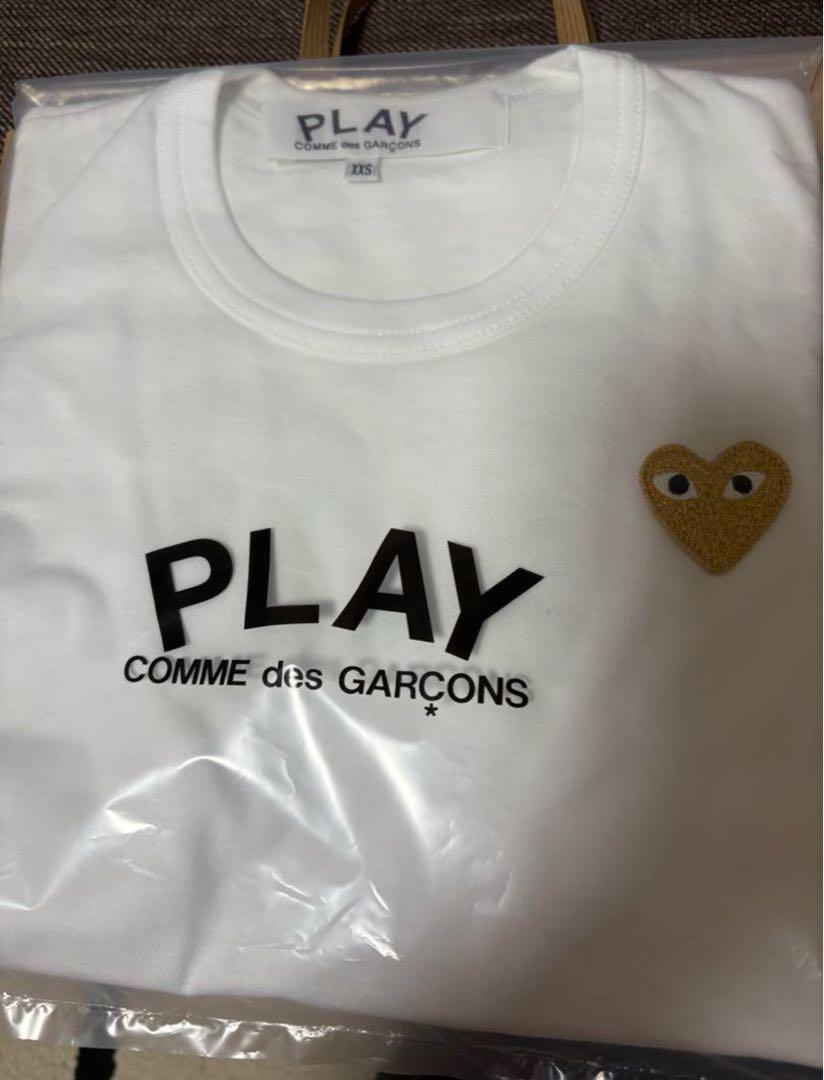PLAY COMME des GARÇONS: T-SHIRT (WHITE) | DSMG E-SHOP