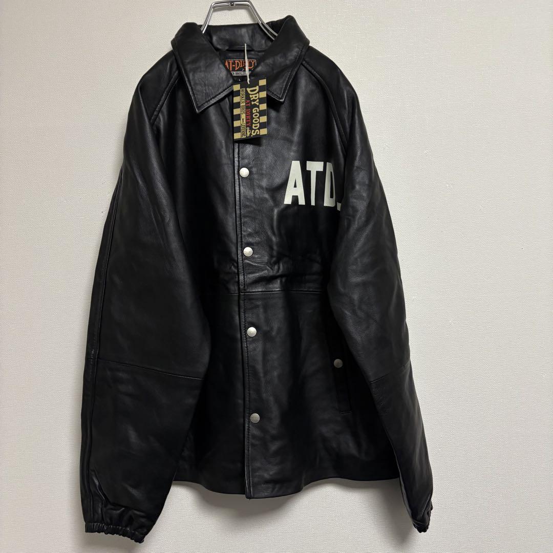 タグ付き極美品】アットダーティー レザーコーチジャケット