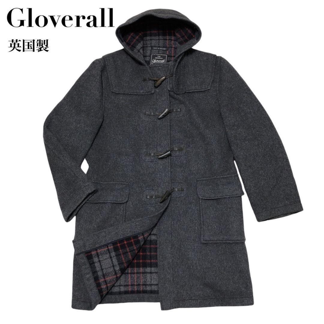 Gloverall グローバーオール ロング ダッフルコート 英国製 チェック柄