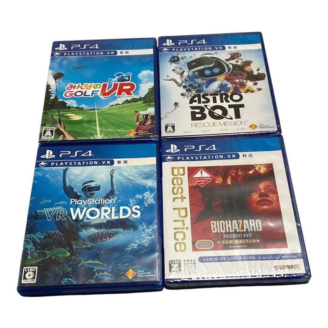 PlayStation＊VR＊メガパック＊CUHJ-16010＊ソフト4本付きPlayStation4
