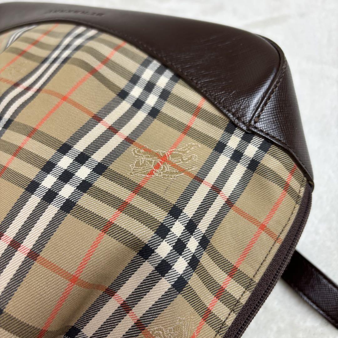 希少✨　BURBERRY バーバリー　リュック　ノバチェック　ブラウン
