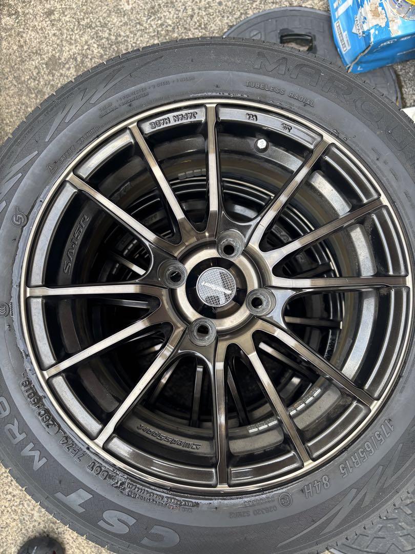 M*x様 最終値下げwedssport ホイールタイヤセット 175/65R15