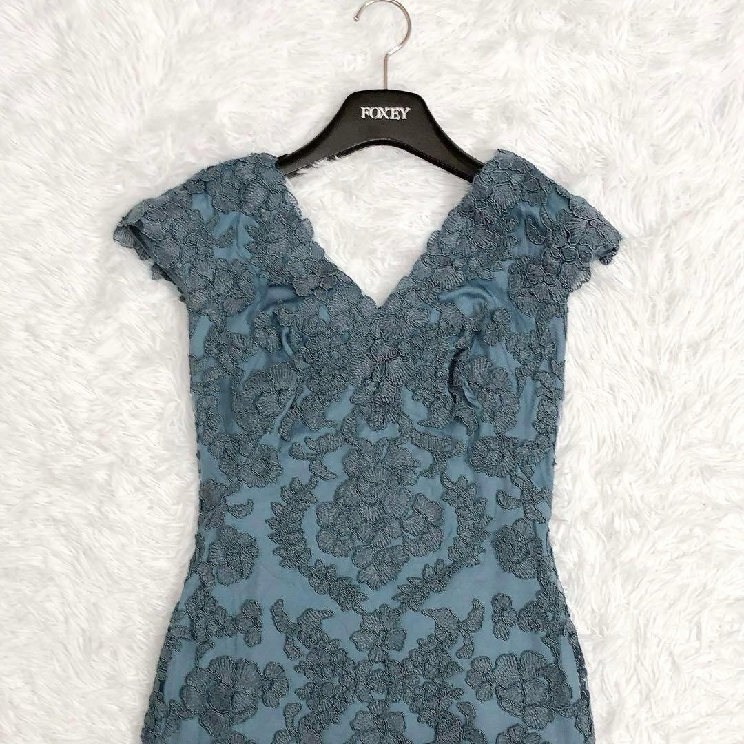 極美品☆TADASHI SHOJI☆総レースフレンチスリーブワンピース 極美品☆TADASHI SHOJI☆総レースフレンチスリーブワンピース