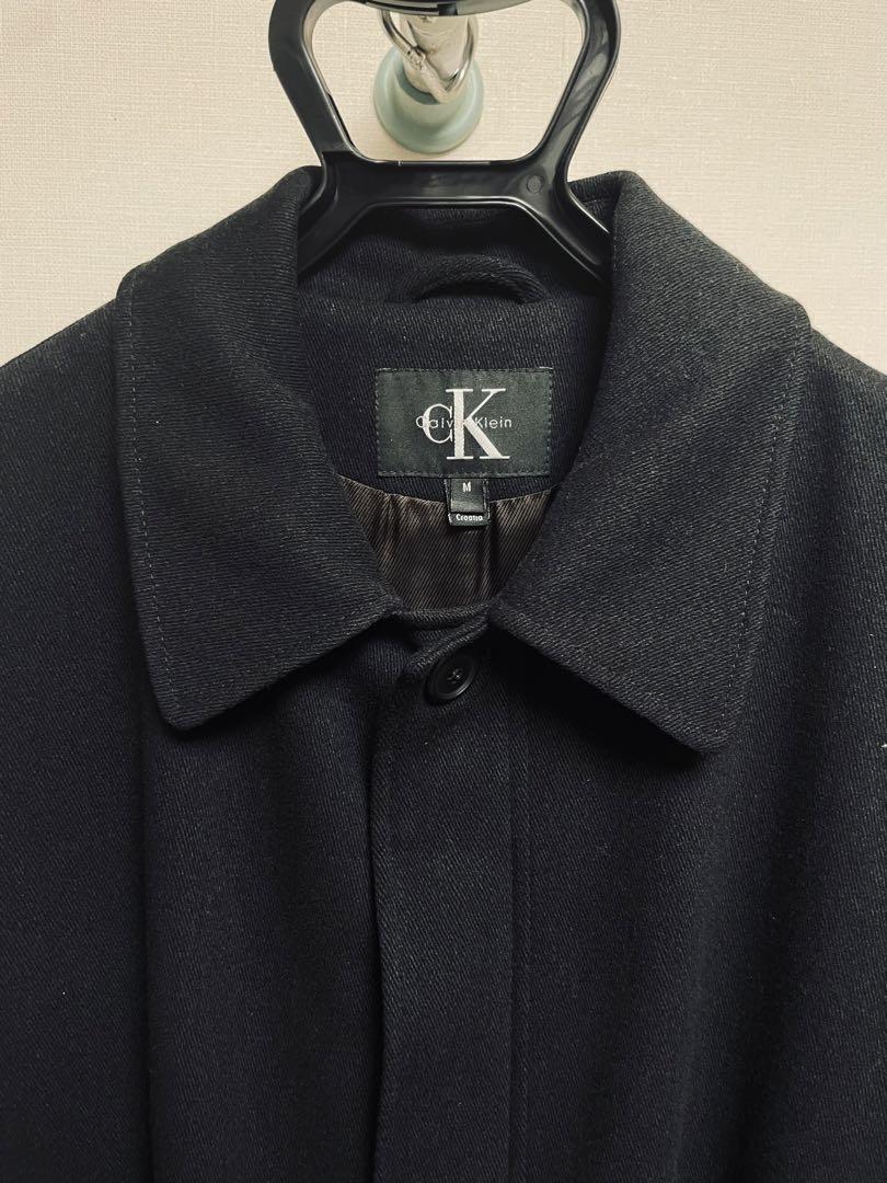 【Calvin Klein】 ウールロングコート