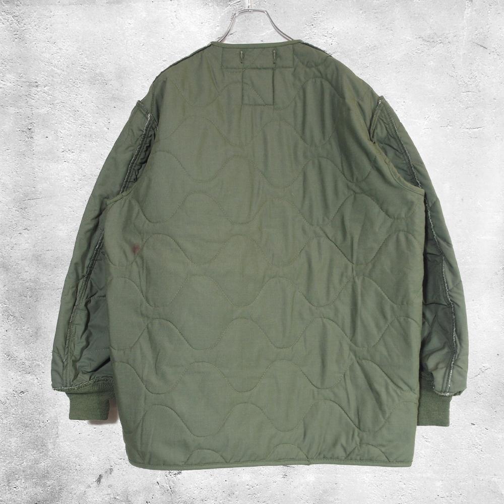 【DEAD STOCK】 90's 米軍 キルティング ライナー M-L