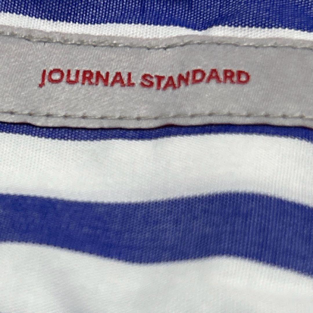 【美品】JOURNAL STANDARフレンチスリーブ ロングシャツワンピース