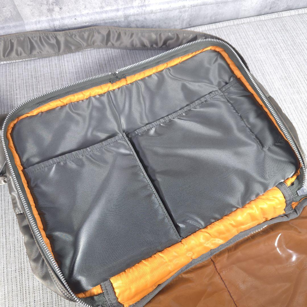 希少　PORTER　ポーター　タンカー　ショルダーバッグ　拡張可　グレー　XL