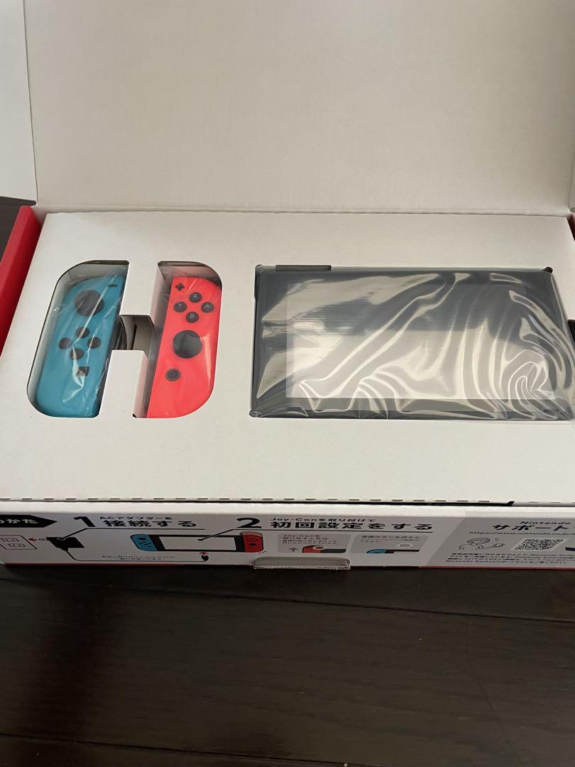 【新品未開封】Nintendo Switch 本体 赤/青 Joy-Con付き