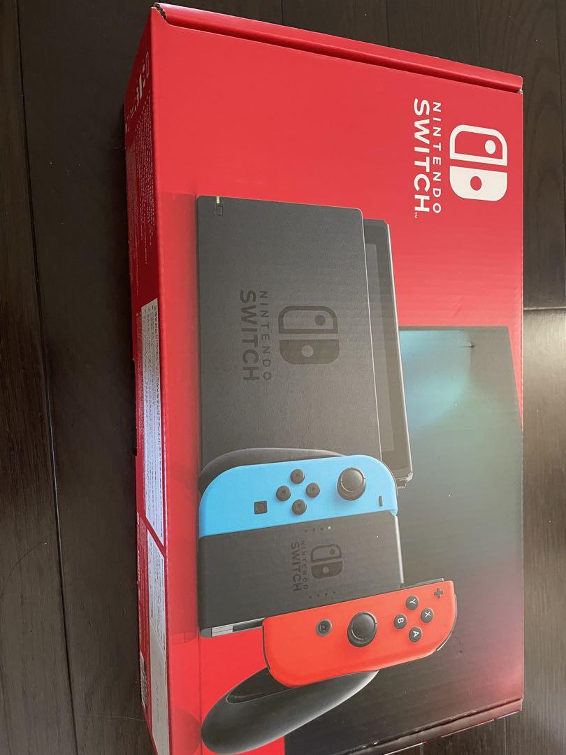 【新品未開封】Nintendo Switch 本体 赤/青 Joy-Con付き