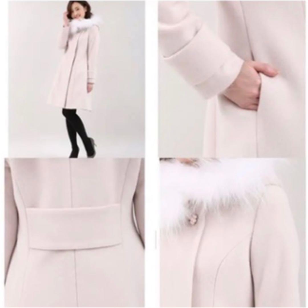 【7万円】ファーフード ロングコート