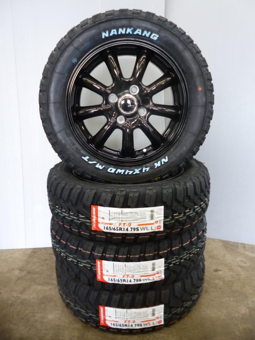新品★ナンカンホワイトレター★165/65R14セット★アゲトラ・ハスラー 新品★ナンカンホワイトレター★165/65R14セット★アゲトラ・ハスラー