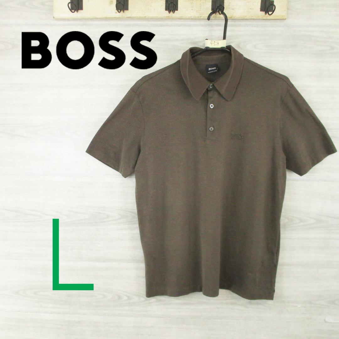 BOSS●ヒューゴボス ＜ロゴ刺しゅう・半袖ポロシャツ＞M0458y
