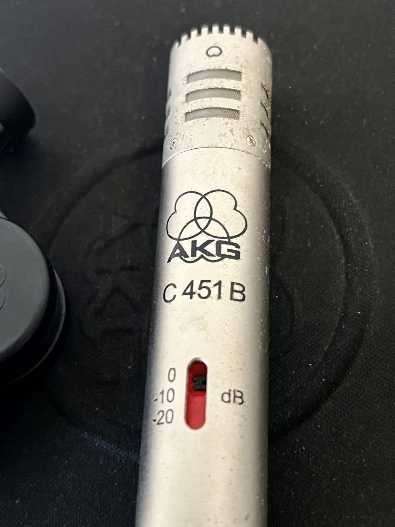 AKG C 451 B コンデンサーマイク ケース付き