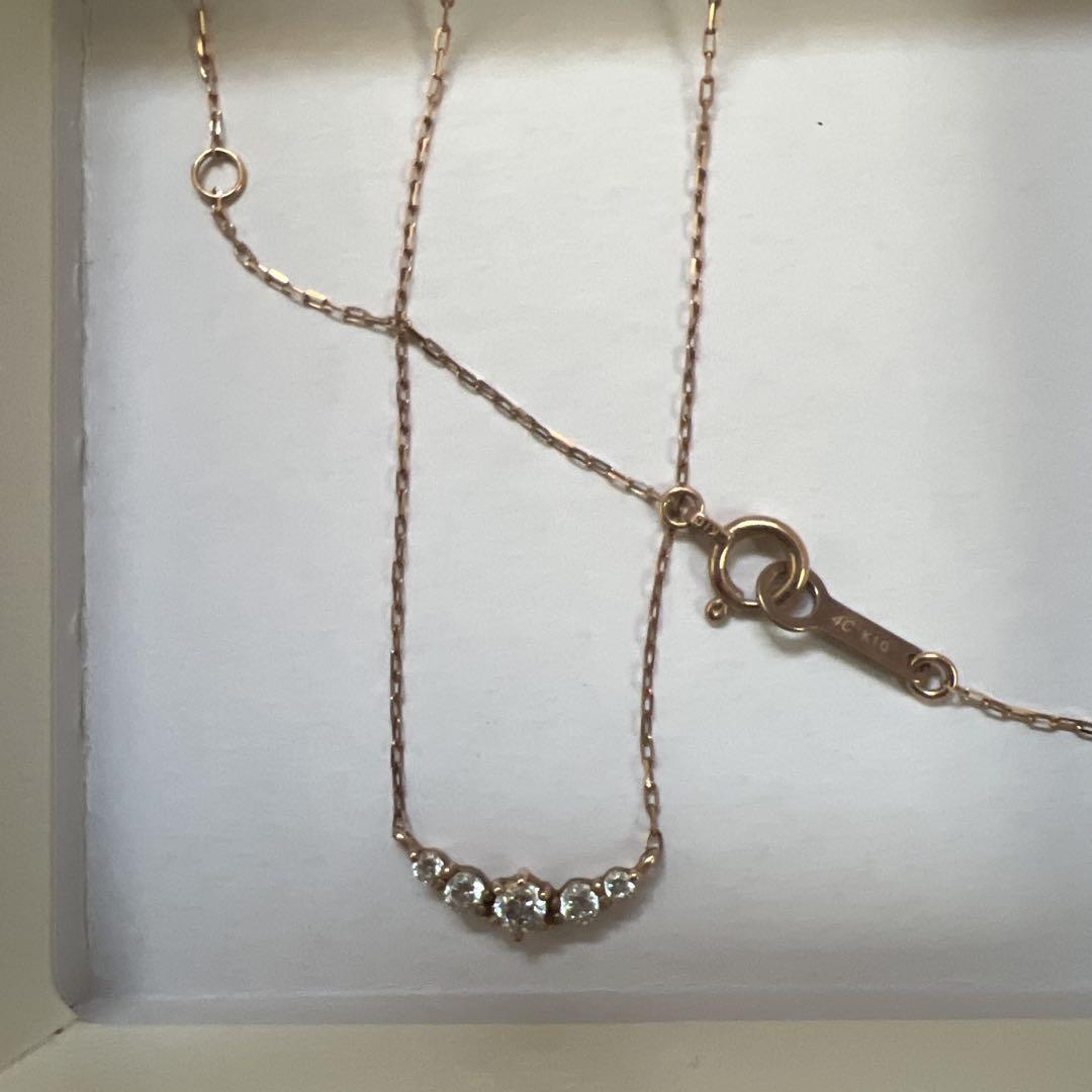美品♡K10ピンクゴールド ネックレス