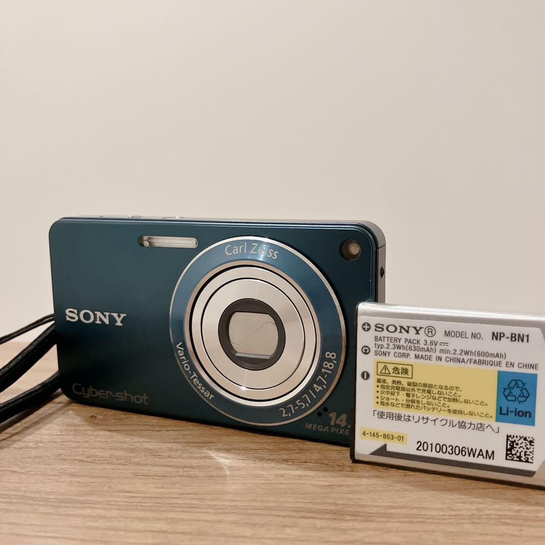「美品」SONY Cyber-shot DSC-W350 ブルー Amazon | SONY デジタルカメラ Cyber-Shot(サイバーショット