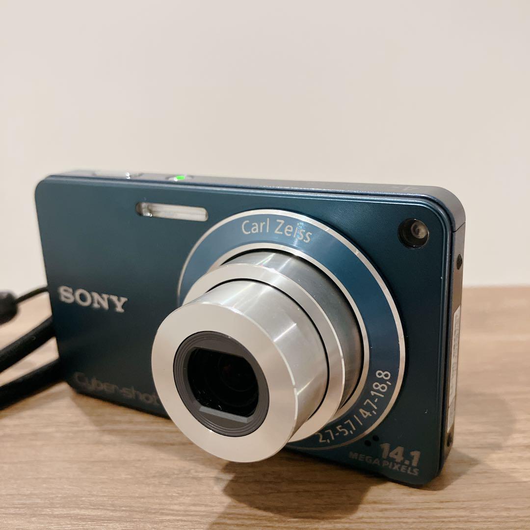 「美品」SONY Cyber-shot DSC-W350 ブルー Amazon | SONY デジタルカメラ Cyber-Shot(サイバーショット