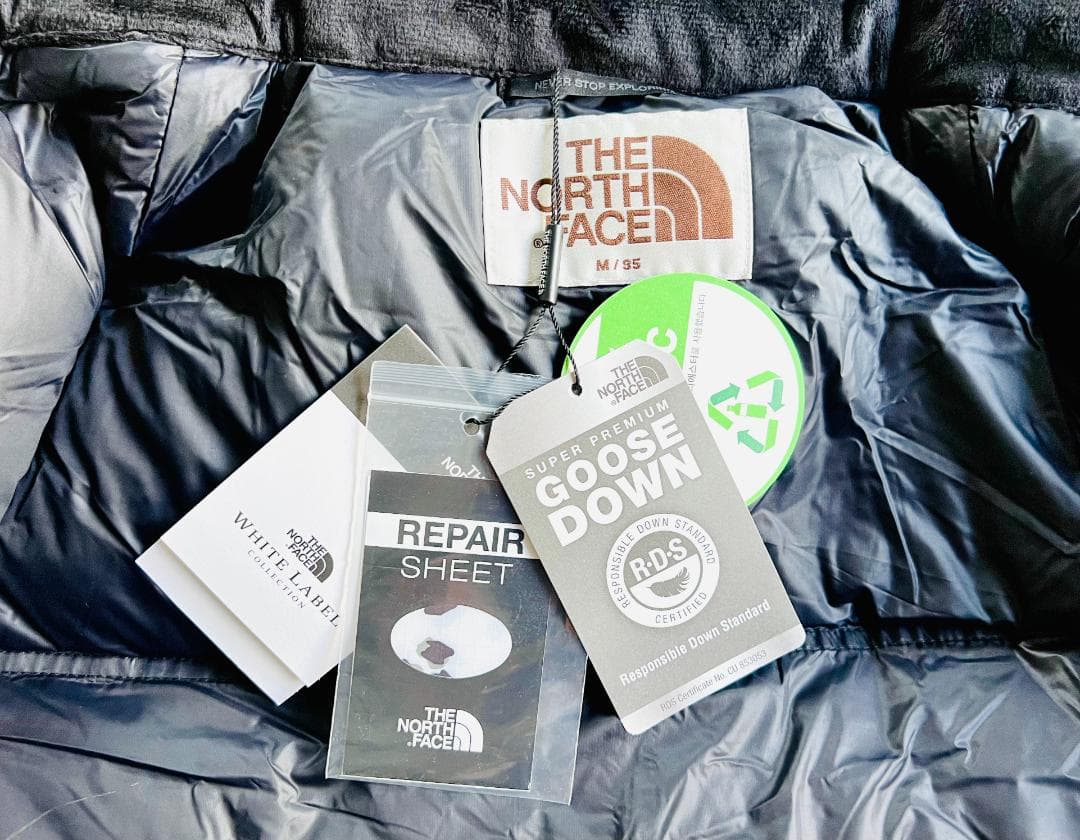 メンテ済 海外 ノースフェイス グースダウン ダウンジャケット 軽量 MサイズM THE NORTH FACE