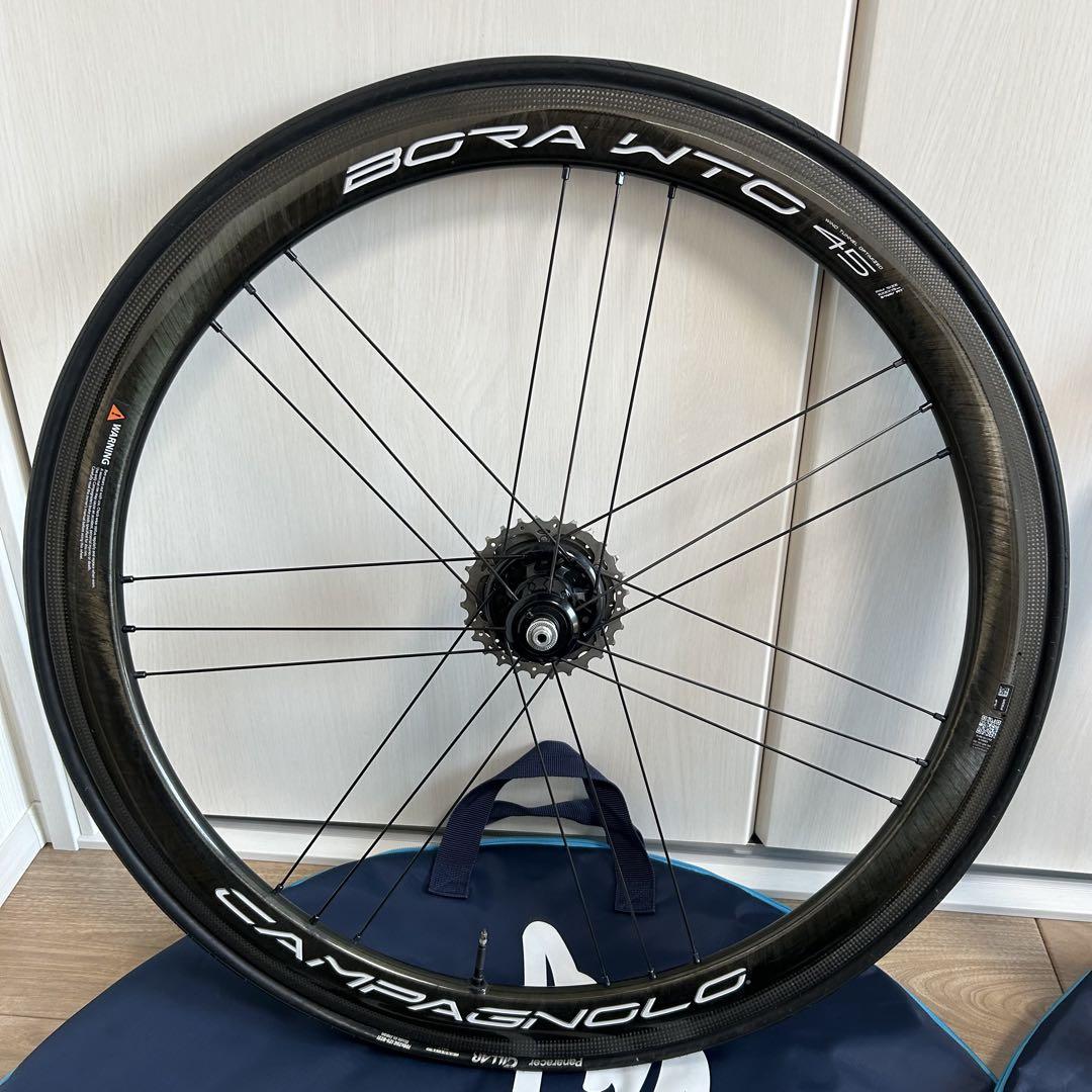 カンパニョーロBORA WTO 45 リム AC3 ホイールセット スプロケ付