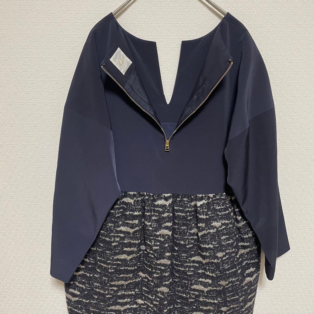 スマートスクラブス αA アルファエー ひざ丈ワンピース スキッパー