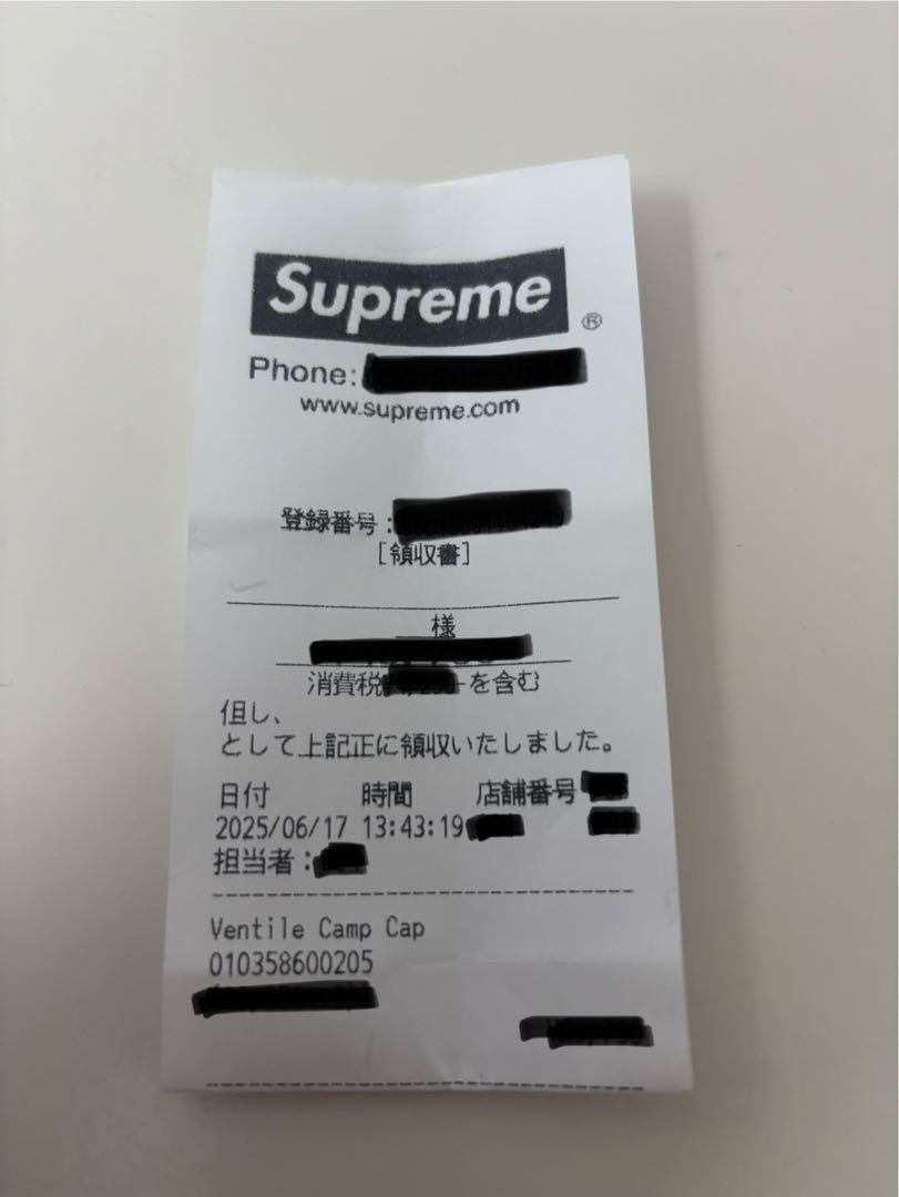 帽子 supreme Ventile Camp Cap Black