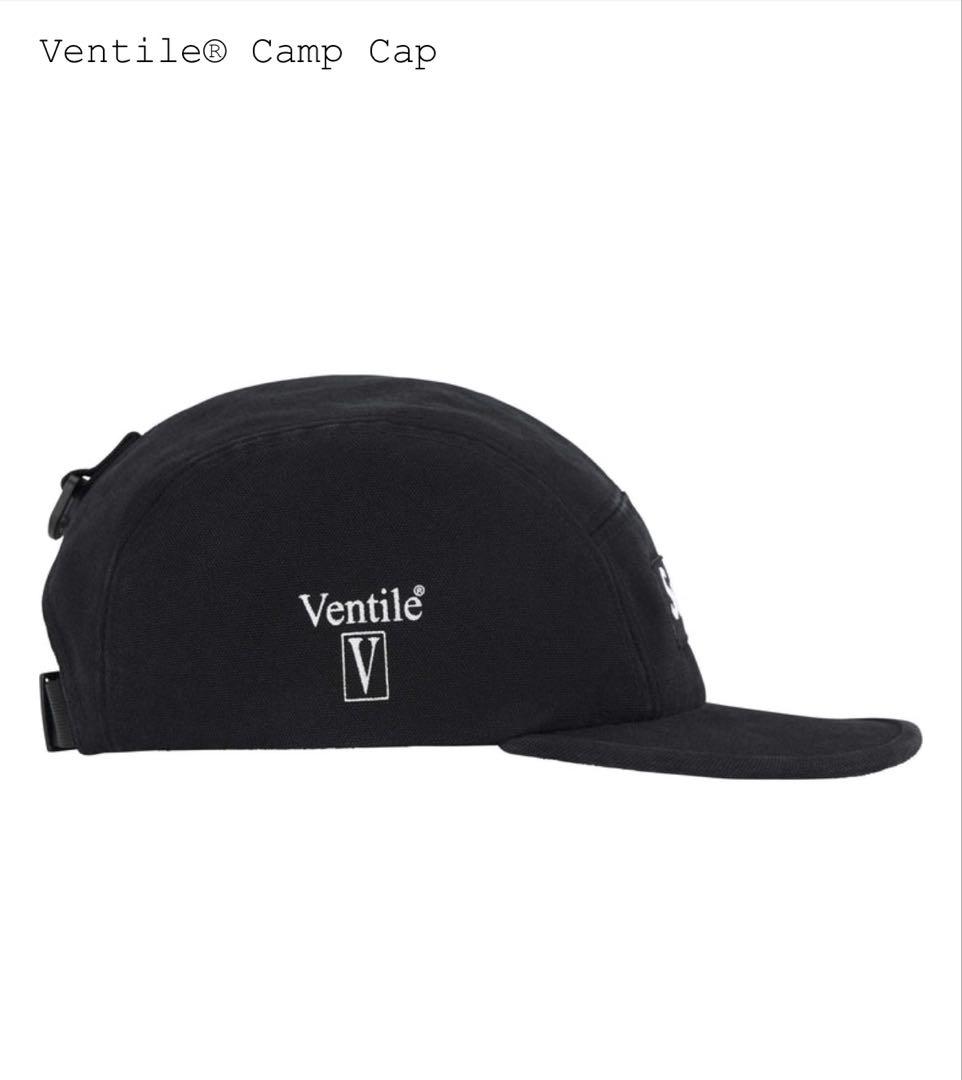 帽子 supreme Ventile Camp Cap Black