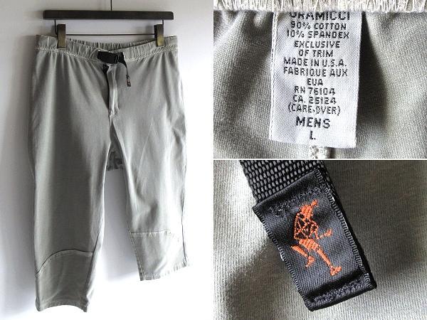 USA製 90s GRAMICCI ストレッチコットン ミドルカットパンツ