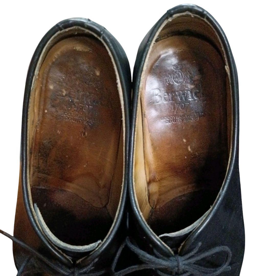 Berwick dainite sole プレーントゥ 内羽根 ビジネスシューズ