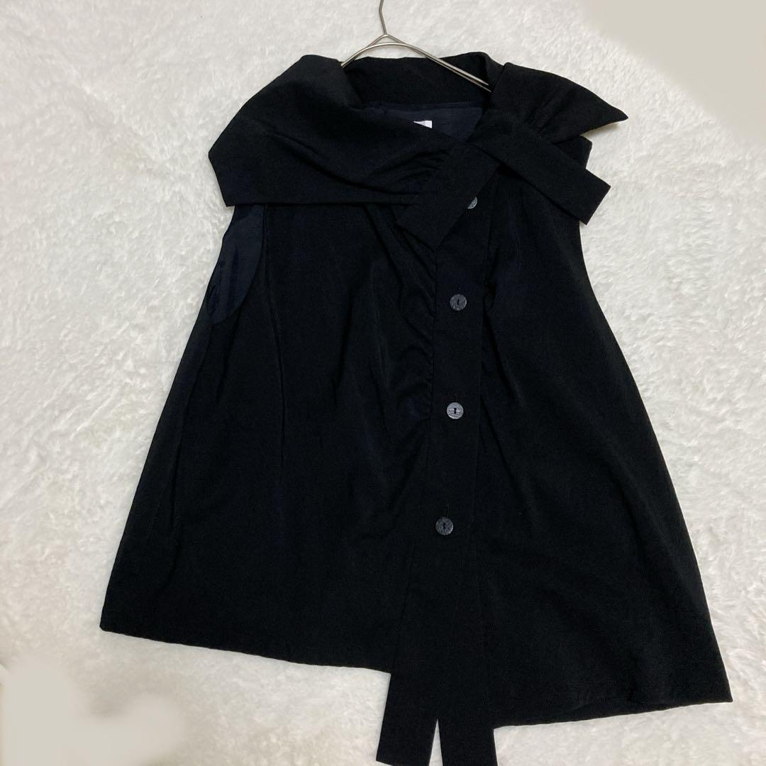 センソユニコ　慈雨　ジウ　アシンメトリー　美品　変形　ベスト　ジレ