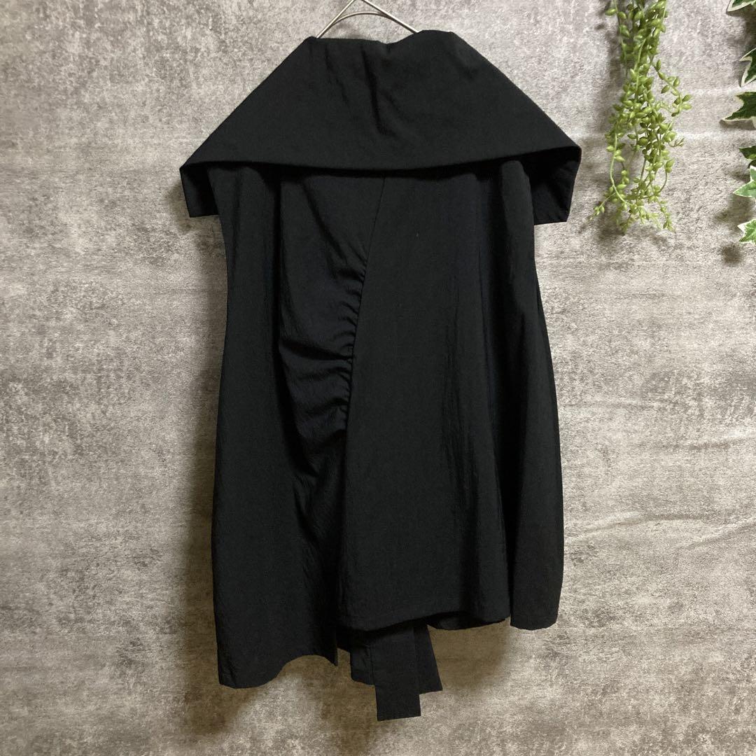 センソユニコ　慈雨　ジウ　アシンメトリー　美品　変形　ベスト　ジレ