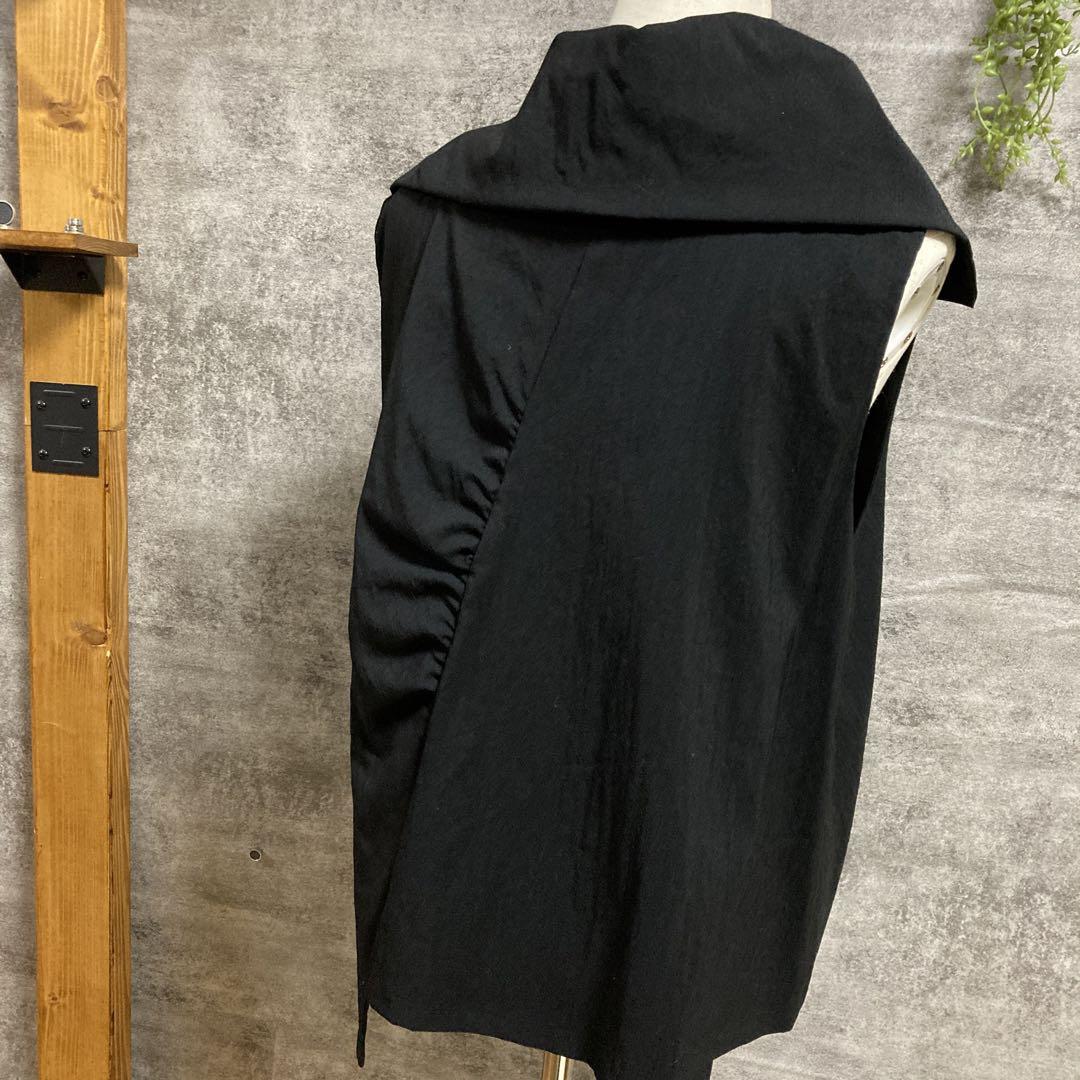 センソユニコ　慈雨　ジウ　アシンメトリー　美品　変形　ベスト　ジレ