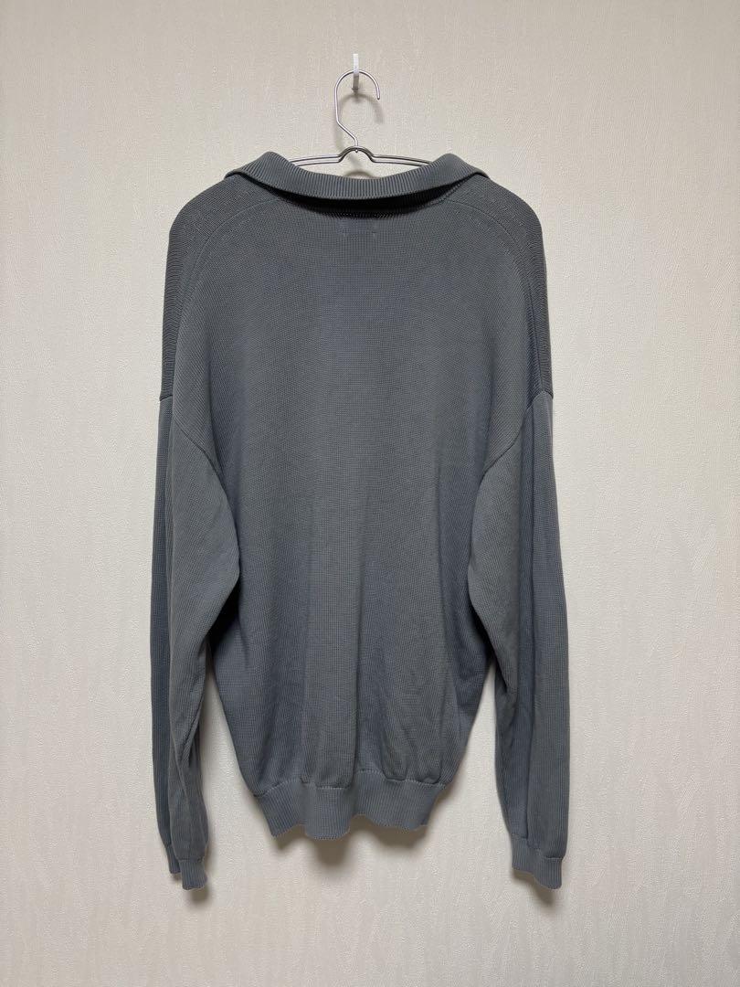 ✨美品✨Steven Alanスキッパーニットポロシャツ ルーズフィットMサイズ