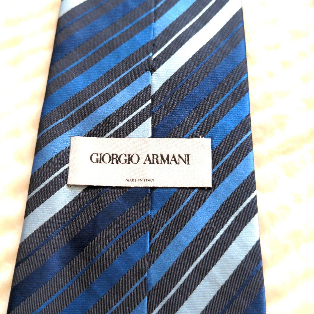 ARMANI　ネクタイ　ストライプ　レジメンタル　マルチストライプ　紳士服