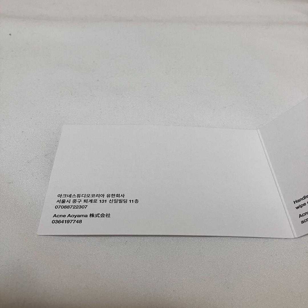 新品 24aw Acne Studios ワックス加工トートバッグ 17544