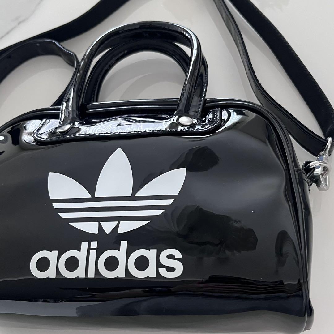 adidas ミニボウリングバッグ ブラック ショルダー ハンド