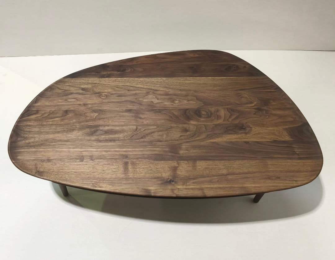 レガーレグラム105ウォールナット無垢リビングテーブルHIRASHIMA MARWIL-DEMENAGEMENTS_CH