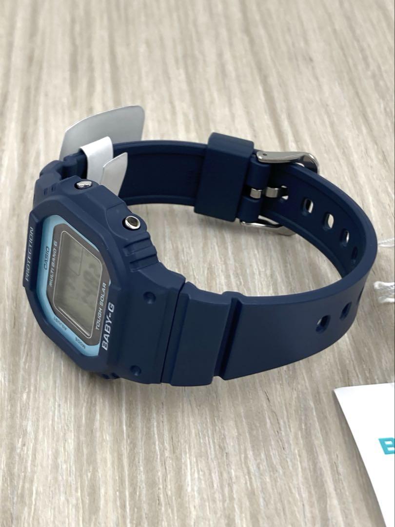 BABY-G レディース 電波時計 ネイビー BGD-5650-2JF 《新品》