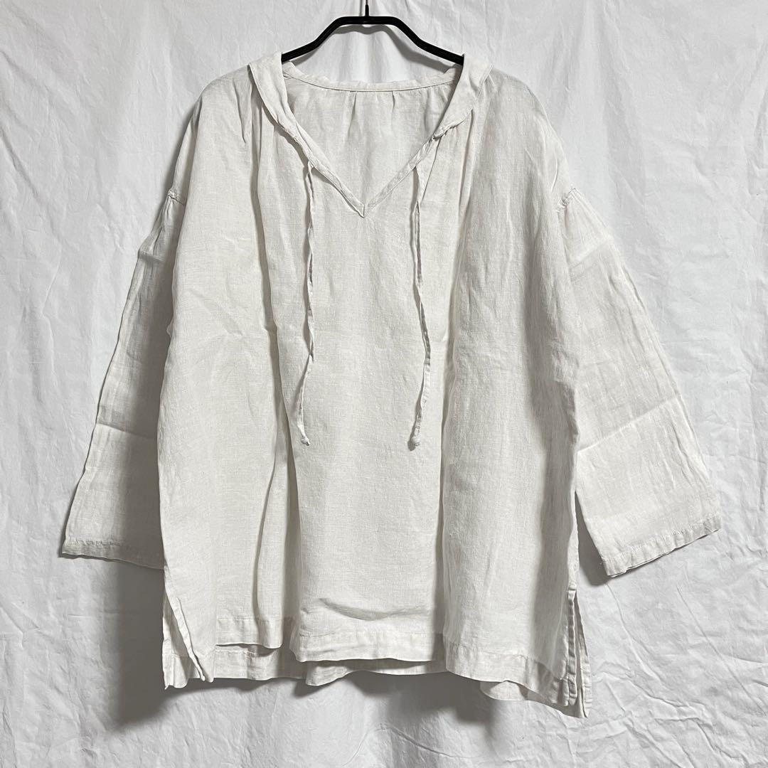 【美品】style +comfort リネン100%アイボリーカットソー 4,692円
