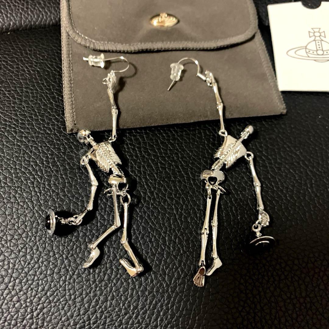 Vivienne Westwood SKELETON 髑髏 ピアスΩ