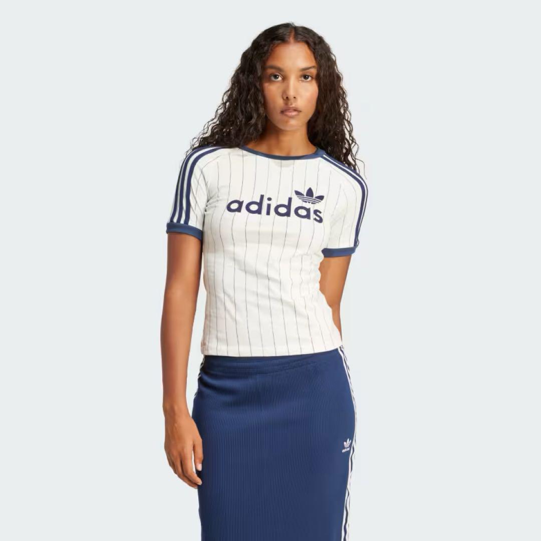 リニア グラフィック カリ半袖Tシャツ adidas Originals タグ付
