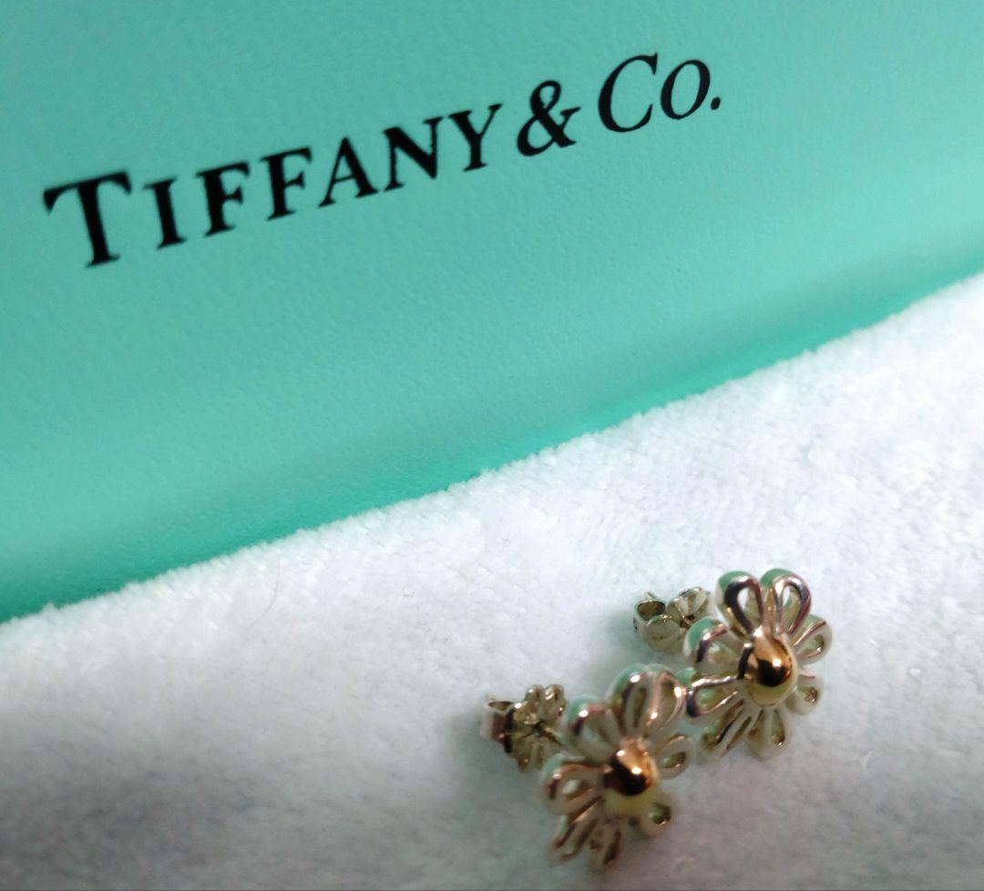 TIFFANY＆Co. ティファニー デイジーフラワーピアス SV925＆K18