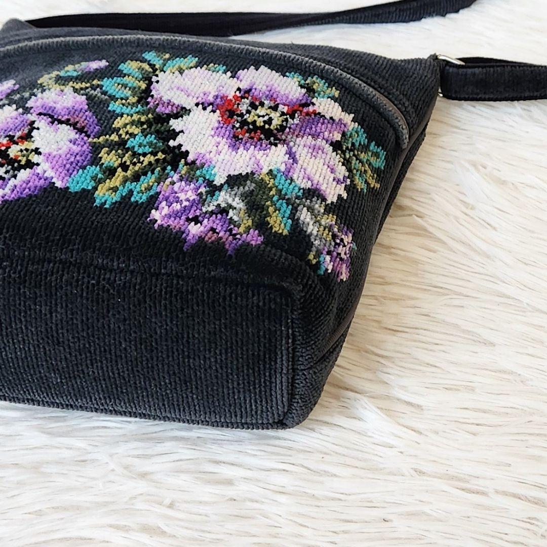 《美品》FEILER フェイラー シャノン シュニール織り ショルダーバッグ