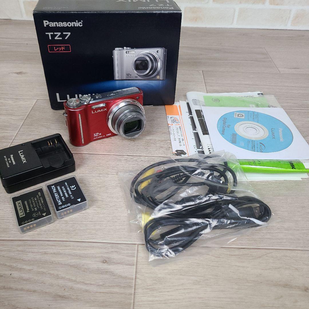 1410円 ≪超目玉★12月≫ パナソニック デジタルカメラ LUMIX ルミックス DMC-TZ7-R