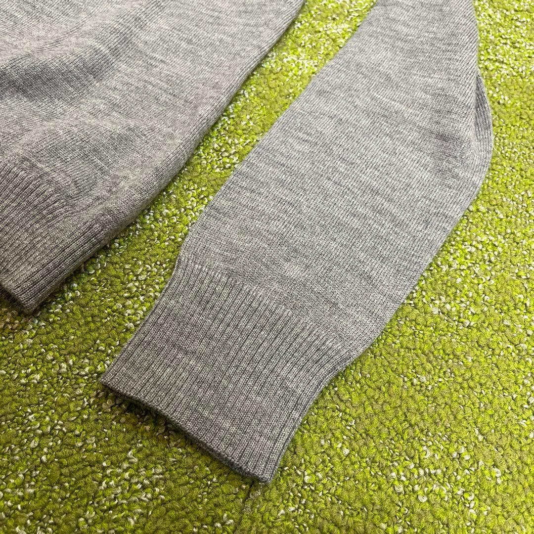 美品　Burberry BLUE LABEL カーディガン　グレー　クルーネック