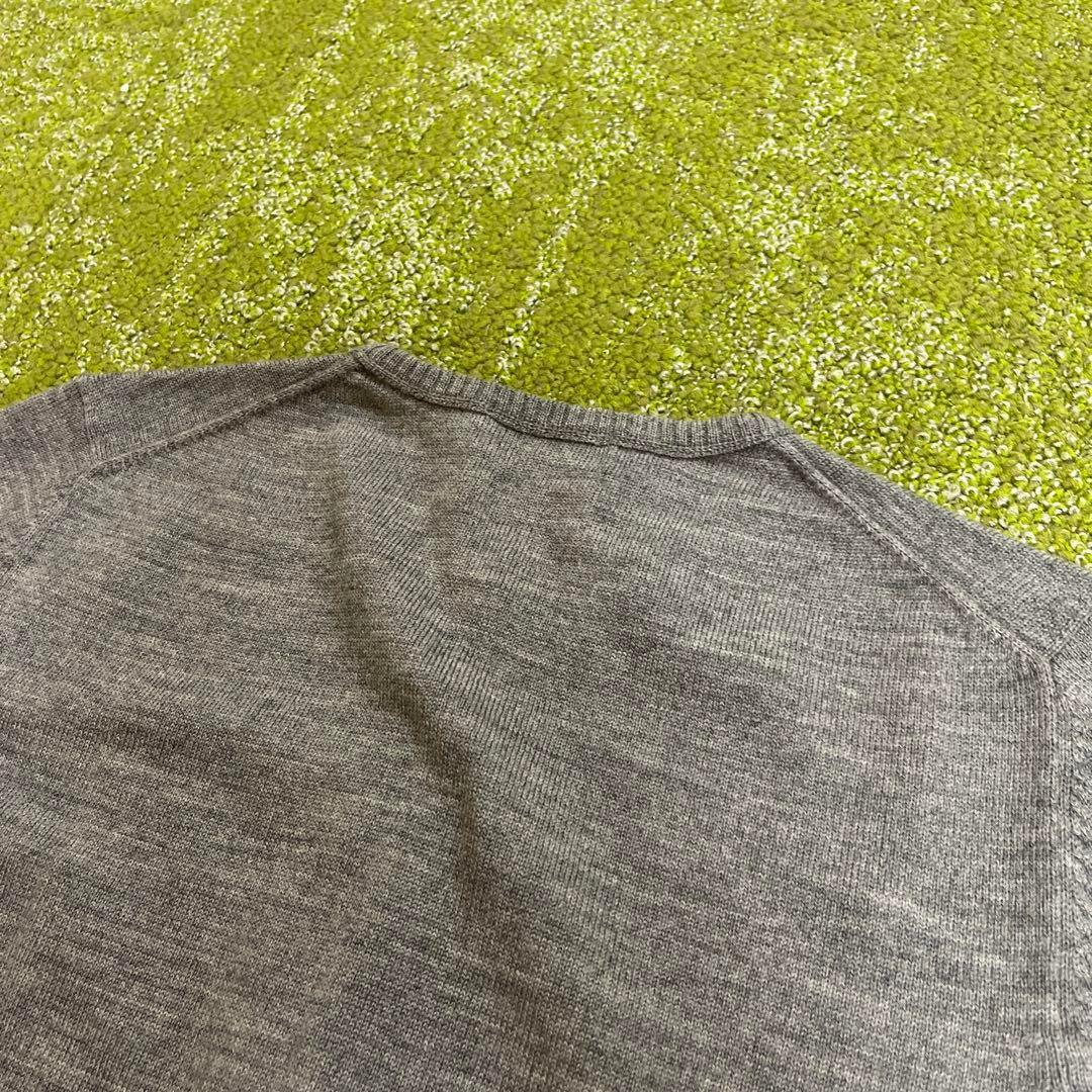 美品　Burberry BLUE LABEL カーディガン　グレー　クルーネック