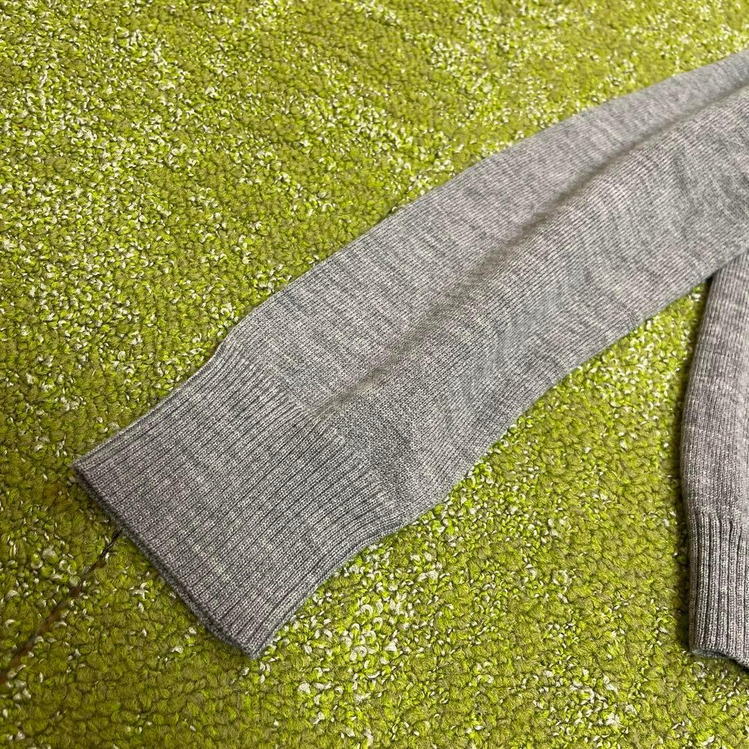 美品　Burberry BLUE LABEL カーディガン　グレー　クルーネック