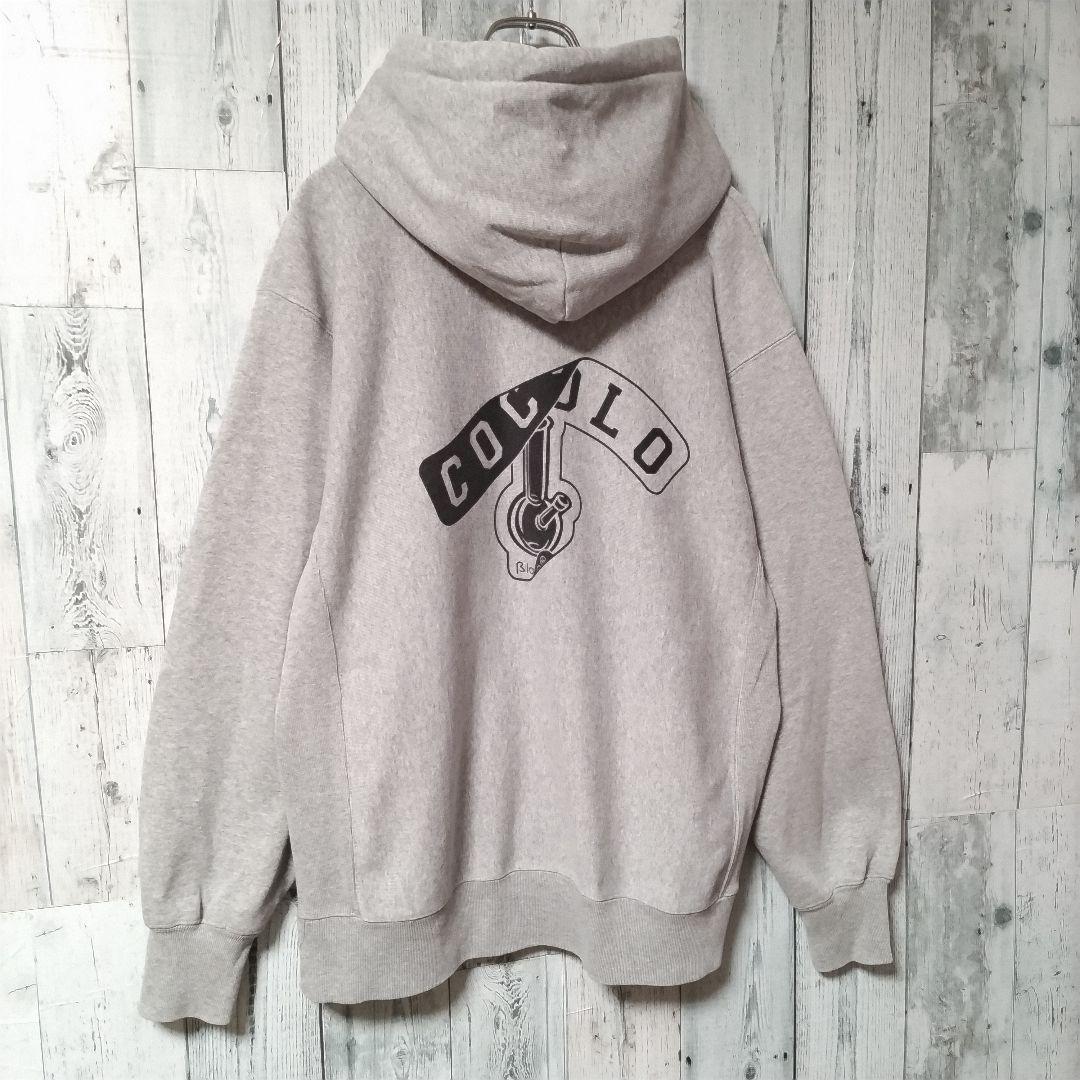 d62 [人気Lサイズ]ココロブランド♤ビッグロゴ パーカー  最高デザイン